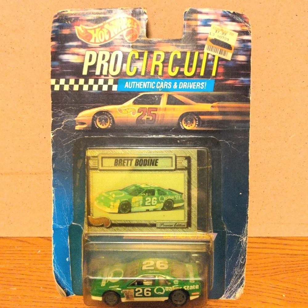 VTG 1992 Hot Wheels Pro Circuit Brett Bodine #26 Quaker State Ford Thunderbird